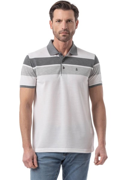 Yatay Çizgili Polo T-Shirt