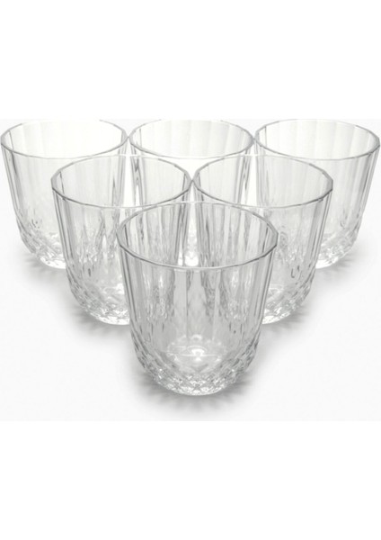 Turuncu 6'lı 320 cc Bardak Seti, Şık ve Kullanışlı Içecek Takımı fırsatları