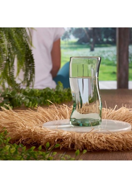 4'lü Aware Meşrubat Bardağı 440CC, Yeşil, Şık ve Kullanışlı Set