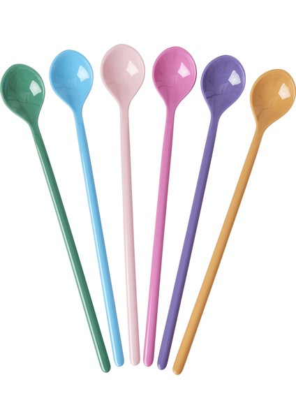 Melamin Latte Kaşığı - 6'lı Set