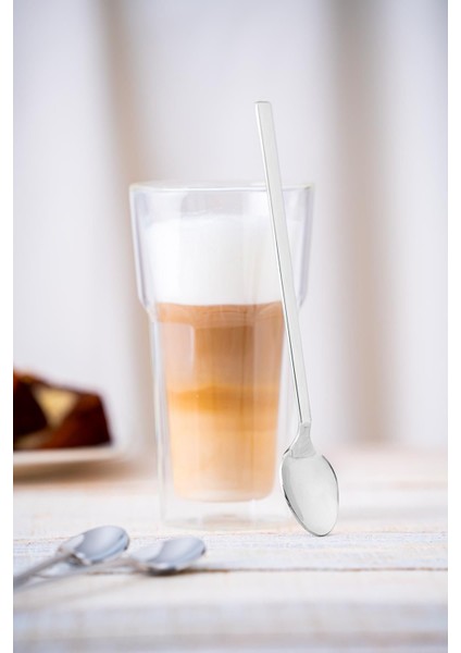 Bordo 3'lü Latte Kaşık Takımı, Şık ve Kullanışlı Mutfak Aksesuarı