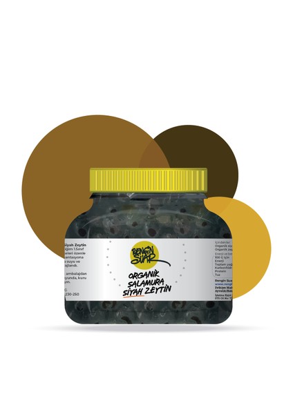Organik Salamura Yeşil Zeytin (1200 G)