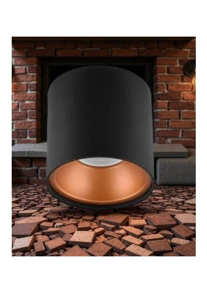 Foça Sıva Üstü Armatür (Gu-10 ) (Siyah+ Bakır) CT-5421