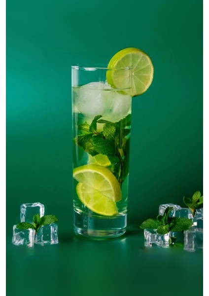 6'lı Beyaz 290 cc Uzun Bardak Seti, Şık ve Kullanışlı Tasarım