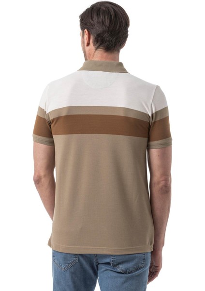 Yatay Parçalı Polo T-Shirt fırsatları