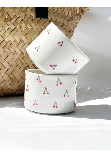 El Yapımı Porselen Beyaz Kahve Bardağı, Şık ve Zarif Tasarım fırsatları