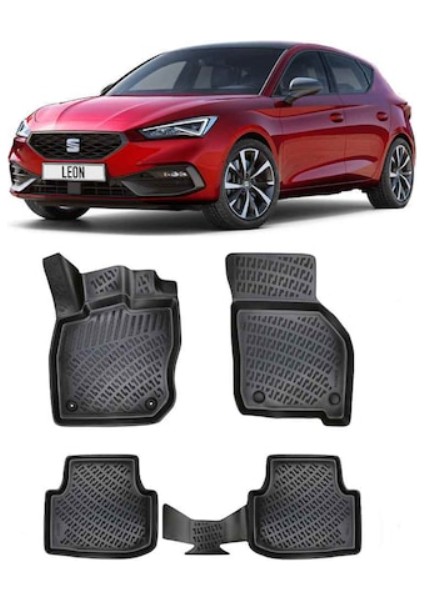 Seat Leon Otomatik 3D Siyah Havuzlu Paspas 2021 ve Sonrası indirimleri