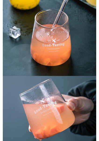 4'lü Beyaz 450ML Isıya Dayanıklı Borosilikat Cam Sunum Bardak Seti indirimleri