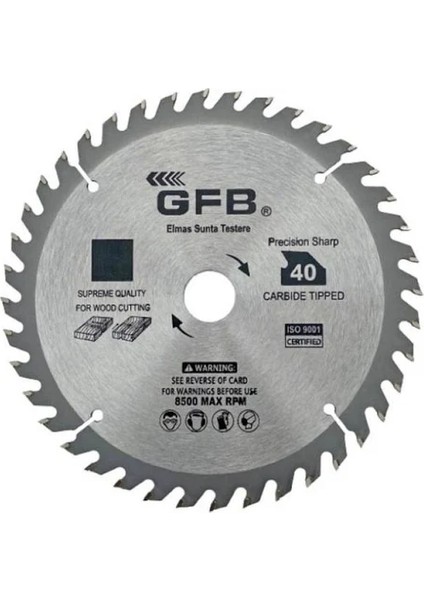 Elmas Sunta Testere 350X40T x 30 mm