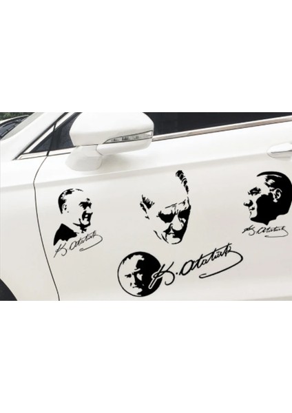 Atatürk A4 Ebadlı Sticker Arma