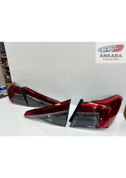 Honda Civic Fe1 2021 Sonrası Stop Lambası Full Takım Sağ - Sol (Iç 2 - Dış 2 Toplam 4 Adet)