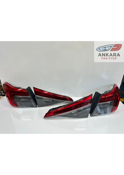 Honda Civic Fe1 2021 Sonrası Stop Lambası Full Takım Sağ - Sol (Iç 2 - Dış 2 Toplam 4 Adet)
