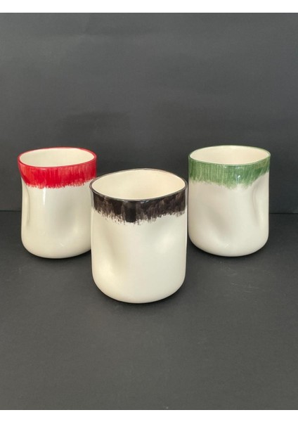 3'lü Siyah 300 ml Sıcak Soğuk Kahve ve Kokteyl Sunum Bardağı Seti modelleri