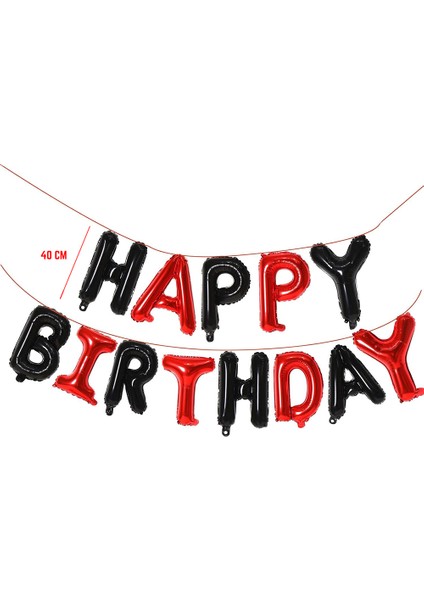 Formula Yarış Araba Folyo Balon Tema Happy Birthday Folyo Balon Doğum Günü Parti Seti