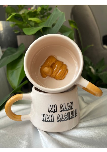 Ah Alan Nah Alır Nahlı Kupa Bardak Nah Kupa Seramik Kupa