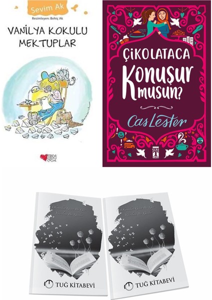 Vanilya Kokulu Mektuplar ve Çikolataca Konuşur Musun + Hediyeli