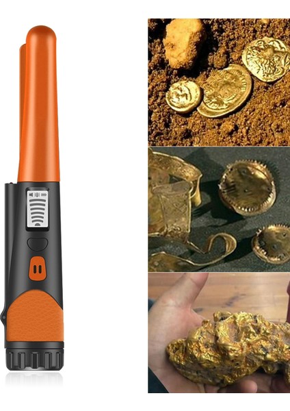 , Taşınabilir Yüksek Hasiyetli Tek Tuşla LED Göstergesi Altın Dedektörü Dokuma Kılıf Çanta(Turuncu) (Yurt Dışından) modelleri