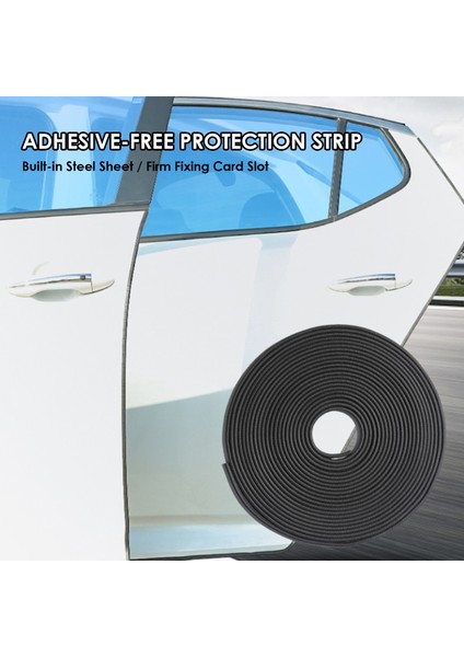Araba Kapı Kenarları Muhafızları Kapak U Şeklinde Ka Conta Koruyucu Otomatik Esnek Anti-Çarpışma Kapı Kenarları Trim Koruma Şeritleri (Yurt Dışından)