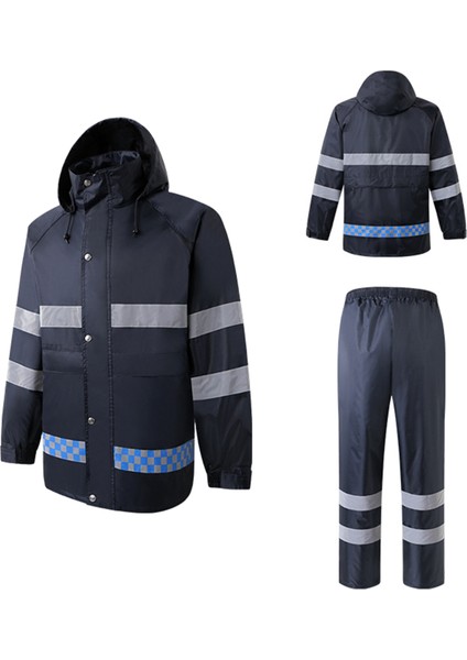 Yüksek Görünürlük Yansıtıcı Su Geçirmez Yağmurluk Takım Elbise Açık Yağmur Dişli Motosiklet Döngüsü Yağmur Mont Kapak Erkekler Yağmur Panço Ceket Kapüşonlu Yağmurluk Dört Sezon Xxl (Yurt Dışından) fiyatları