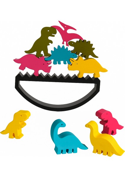 Eğitici 3D Baskı Dino Denge Oyunu – 11 Parça | Ebeveyn Çocuk Etkileşimli, Çocuk Gelişimini Destekleyen Eğitici Oyuncak fiyatları