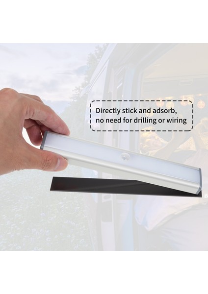 Hareket Sensörlü LED Işıkları, Kablosuz 30 LED Hareket Sensörü Aktif Gece Işıkları Şarj Edilebilir Manyetik Işık Şeritleri Mutfak, Merdiven, Koridor (2 Paket) (Yurt Dışından) fırsatları