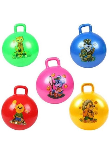 Zıplama Topu Çocuk Pilates Topu Zıp Zıp Kanguru Top Eğlenceli Egzersiz