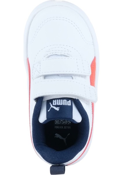 Courtflex V3 Bebek Beyaz Spor Ayakkabı (310252-14)