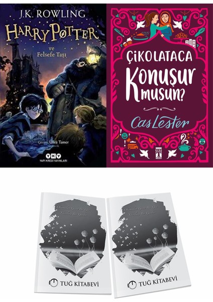Harry Potter ve Felsefe Taşı ve Çikolataca Konuşur Musun + Hediyeli