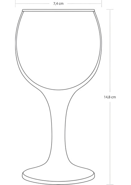 6'lı Ayaklı Bistro Bardak, 225 Cc, Şık ve Kullanışlı Gri Tasarım fiyatları
