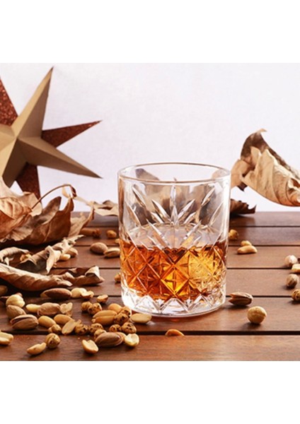 Çok Renkli 4'lü Viski Bardağı 420 Cc, Şık ve Dayanıklı Set