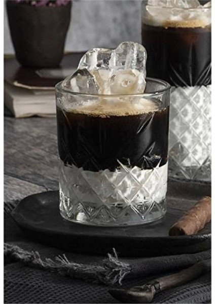 Çok Renkli 4'lü Viski Bardağı 420 Cc, Şık ve Dayanıklı Set fırsatları