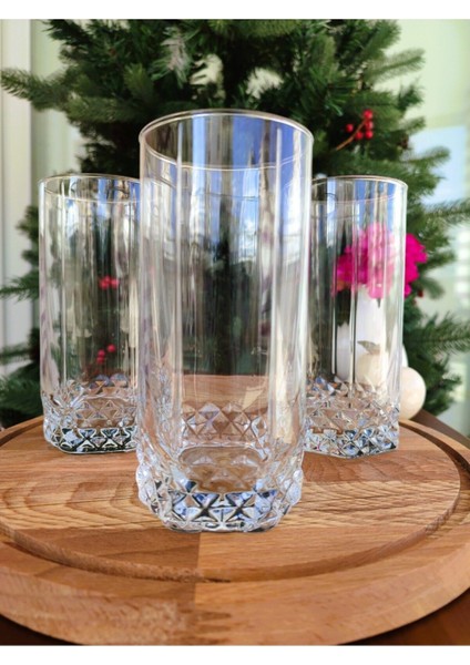 Beyaz 4'lü 440 ml Meşrubat Bardağı Seti, Şık ve Kullanışlı.