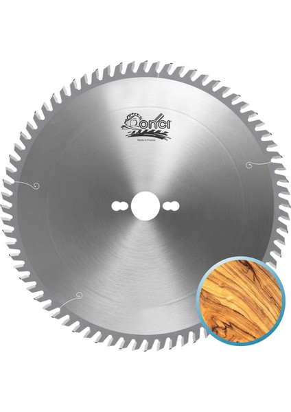 Oncı 250X3.2X30MM 48ATB Diş Ahşap Kesici - Tct Elmas Daire Testere (Kontrplak, Kereste ve Ağaç Türü)