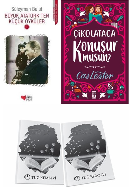 Büyük Atatürk'ten Küçük Öyküler 1 ve Çikolataca Konuşur Musun + Hediyeli