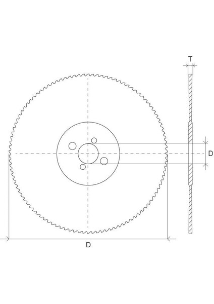 Glg 200X1.8X32MM Bw Diş Kaplamasız - Hss Daire Testere Bıçağı (Bakır, Prinç, Alüminyum Kesimi) fırsatları