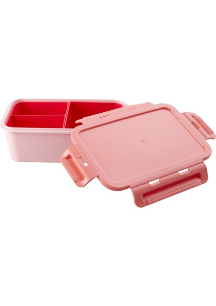 Plastik Lunchbox - Pembe ve Kırmızı