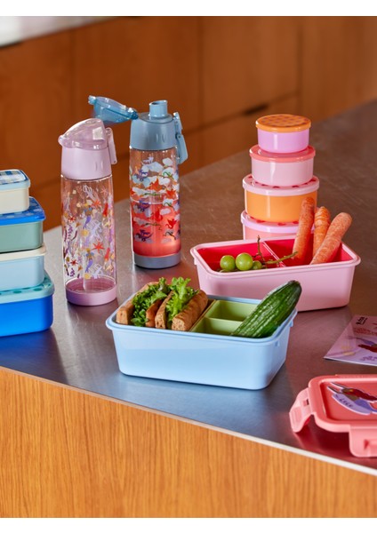 Plastik Lunchbox - Pembe ve Kırmızı indirimleri