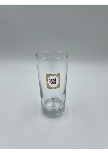 Kahverengi Vintage Rakı Bardağı, Şık ve Zarif Tasarım, Tek Adet