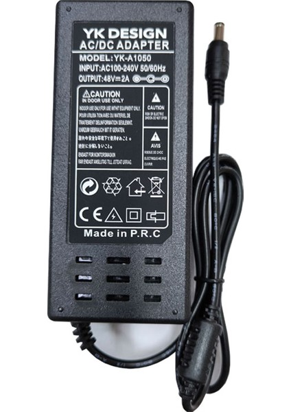48 Volt 2 Amper 5.5*2.5 mm Standart Uçlu Adaptör Ac-Dc 48V 2A Adaptör