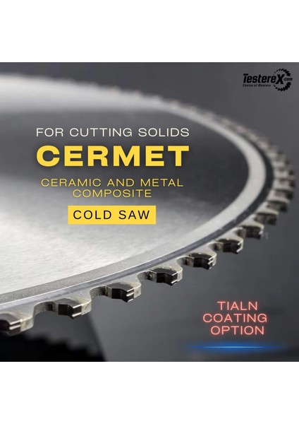 Krabbe 285X2X32MM 60 Diş Tıaln Kaplamalı Cermet Daire Testere Bıçağı - Sulu Kesim Için modelleri