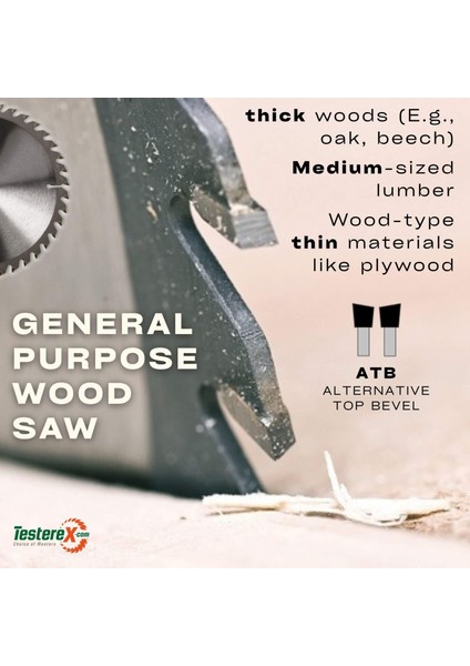 Kronberg 250X3.2X30MM 48ATB Diş Ahşap Kesici - Tct Elmas Daire Testere (Kontrplak, Kereste Vb.) modelleri
