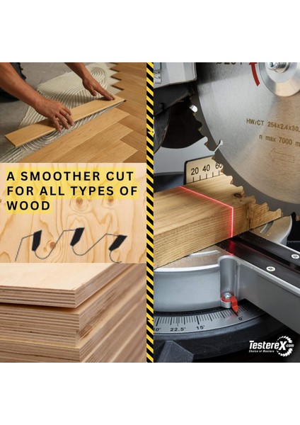 Kronberg 250X3.2X30MM 48ATB Diş Ahşap Kesici - Tct Elmas Daire Testere (Kontrplak, Kereste Vb.) fırsatları