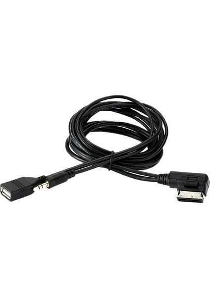 Müzik Amı Mmı Arayüzü USB Şarj Aleti 3.5 mm Mini Jak Aux Mp3 Kablosu Audi Için Vw Için S5 Q5 Q7 A3 A4L A5 A1 (Yurt Dışından)