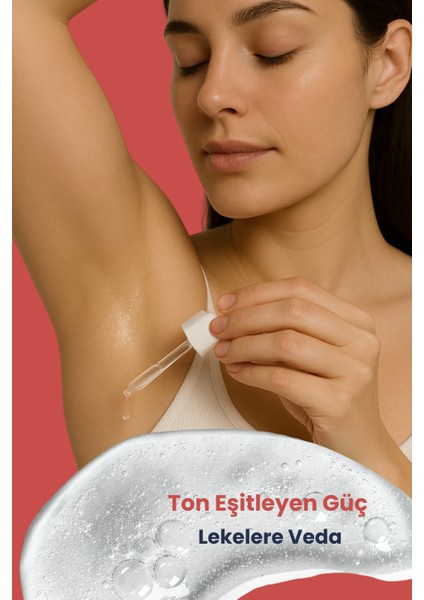 Leke Karşıtı Beyazlatıcı Cilt Serumu 30 ml | Doğal, Vegan, Asit Içermeyen Cilt Tonunu Eşitleyici fırsatları