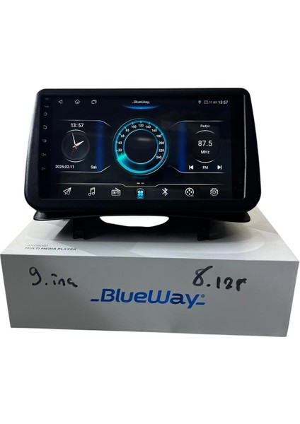 Renault Clio 1-2 Blueway 8-128 Tam Profesyonel Oem Multimedia