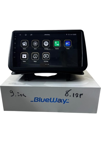 Renault Clio 1-2 Blueway 8-128 Tam Profesyonel Oem Multimedia fırsatları