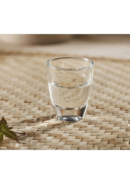 4'lü Likör Bardağı Seti, 5 Cm, 30 Ml, Şeffaf, Şat Tasarım