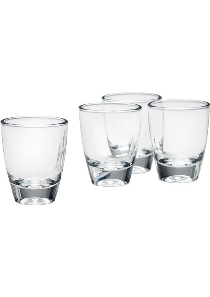 4'lü Likör Bardağı Seti, 5 Cm, 30 Ml, Şeffaf, Şat Tasarım fiyatları