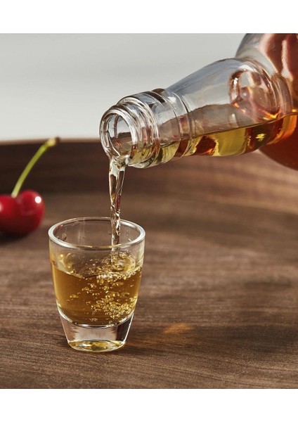 4'lü Likör Bardağı Seti, 5 Cm, 30 Ml, Şeffaf, Şat Tasarım modelleri