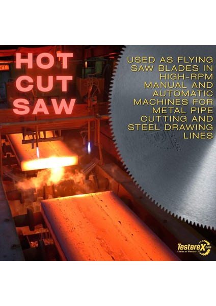 Krabbe 450X3X40MM 260 Papağan Diş Chrome Vanadium (Crv) Friksiyon ve Sıcak Kesim Testere Bıçağı indirimleri